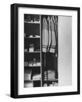 West Point Cadet's Locker Neatly Arranged in Barracks at the US Military Academy-Alfred Eisenstaedt-Framed Photographic Print