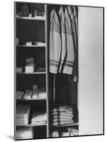 West Point Cadet's Locker Neatly Arranged in Barracks at the US Military Academy-Alfred Eisenstaedt-Mounted Photographic Print