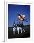 West Point Cadets Carrying US Flag-Dmitri Kessel-Framed Photographic Print