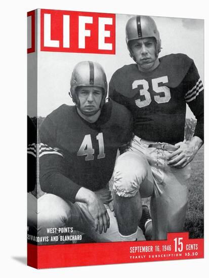 West Point Football Players Glenn Davis and Felix Blanchard, September 16, 1946-Alfred Eisenstaedt-Stretched Canvas