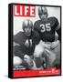 West Point Football Players Glenn Davis and Felix Blanchard, September 16, 1946-Alfred Eisenstaedt-Framed Stretched Canvas