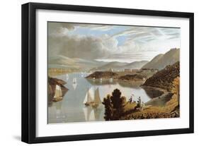 West Point, from Above Washington Valley-W. J. Benett-Framed Giclee Print