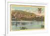 West Point from Hudson River, New York-null-Framed Premium Giclee Print