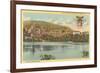 West Point from Hudson River, New York-null-Framed Premium Giclee Print