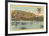 West Point from Hudson River, New York-null-Framed Premium Giclee Print