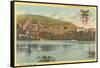 West Point from Hudson River, New York-null-Framed Stretched Canvas