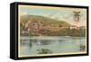 West Point from Hudson River, New York-null-Framed Stretched Canvas