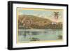 West Point from Hudson River, New York-null-Framed Art Print