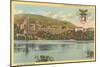 West Point from Hudson River, New York-null-Mounted Art Print