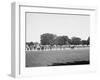 West Point, N.Y., Battalion Passing in Review-null-Framed Photo