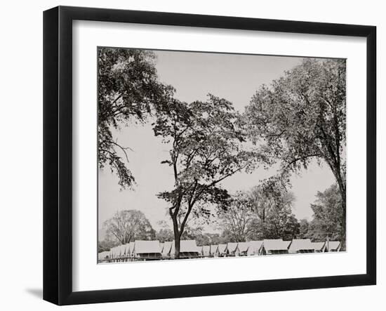 West Point, N.Y., Camp of Cadets-null-Framed Photo