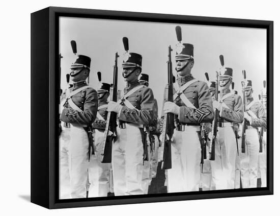 West Point, New York. Cadets At The United States Military Academy-null-Framed Stretched Canvas