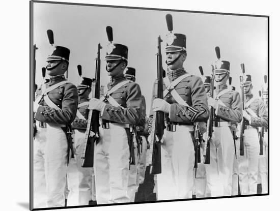West Point, New York. Cadets At The United States Military Academy-null-Mounted Art Print