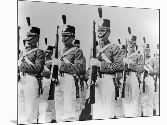 West Point, New York. Cadets At The United States Military Academy-null-Mounted Art Print