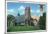 West Point, New York - Exterior View Of The Catholic Chapel-null-Mounted Poster