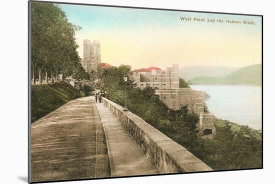 West Point on Hudson River-null-Mounted Art Print