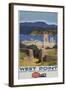 West Point Poster-Leslie Ragan-Framed Giclee Print