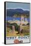 West Point Poster-Leslie Ragan-Framed Stretched Canvas