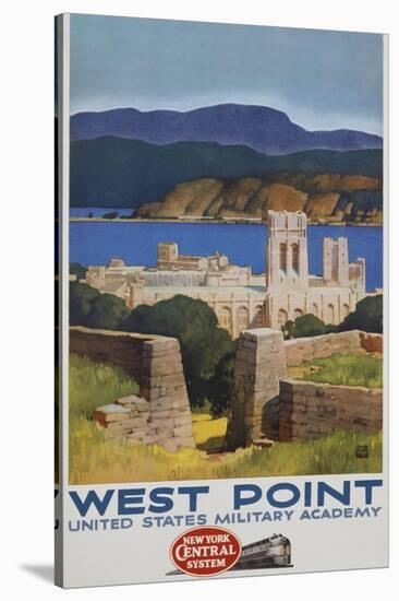 West Point Poster-Leslie Ragan-Stretched Canvas