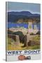 West Point Poster-Leslie Ragan-Stretched Canvas