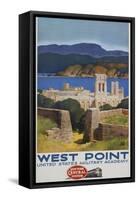West Point Poster-Leslie Ragan-Framed Stretched Canvas