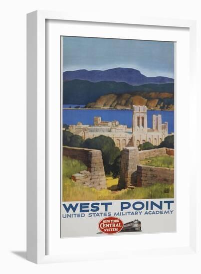 West Point Poster-Leslie Ragan-Framed Giclee Print