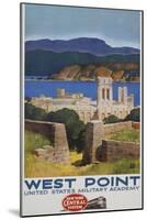 West Point Poster-Leslie Ragan-Mounted Giclee Print