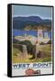 West Point Poster-Leslie Ragan-Framed Stretched Canvas