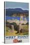 West Point Poster-Leslie Ragan-Stretched Canvas