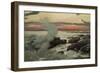 West Point, Prout's Neck, 1900 (Oil on Canvas)-Winslow Homer-Framed Giclee Print