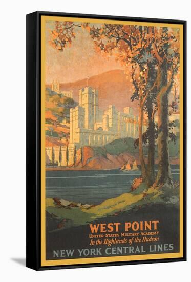 West Point Travel Poster-null-Framed Stretched Canvas