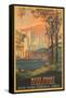 West Point Travel Poster-null-Framed Stretched Canvas