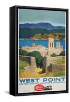 West Point United States Military Academy Railroad Poster-null-Framed Stretched Canvas