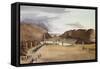 West Point with a View of the Hudson River, 1828-George Caitlin-Framed Stretched Canvas