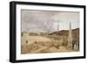 West Point with Drill, 1828-George Caitlin-Framed Giclee Print