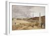 West Point with Drill, 1828-George Caitlin-Framed Giclee Print