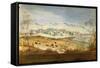 West Prospect of the Spa and Town of Cheltenham, 1748-Thomas Robins-Framed Stretched Canvas