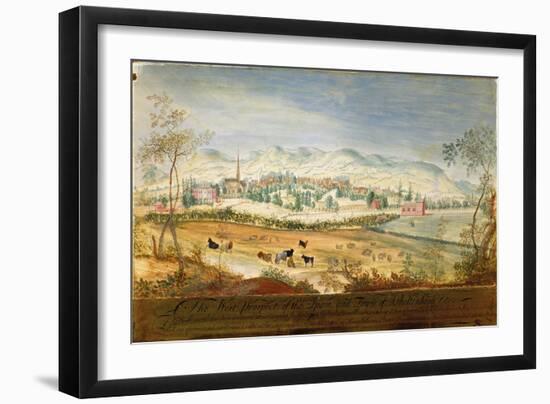 West Prospect of the Spa and Town of Cheltenham, 1748-Thomas Robins-Framed Giclee Print