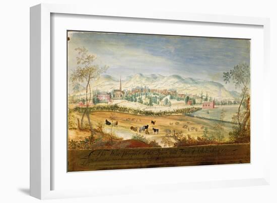 West Prospect of the Spa and Town of Cheltenham, 1748-Thomas Robins-Framed Giclee Print