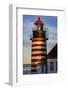 West Quoddy Head Lighthouse is easternmost point in USA near Lubec, Maine, USA-Chuck Haney-Framed Photographic Print