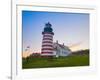 West Quoddy Lighthouse, Lubec, Maine, New England, United States of America, North America-Alan Copson-Framed Photographic Print