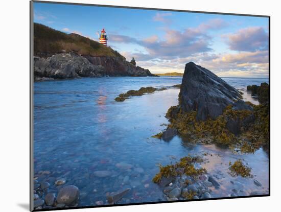 West Quoddy Lighthouse, Lubec, Maine, New England, United States of America, North America-Alan Copson-Mounted Photographic Print