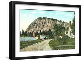 West Rock, New Haven,-null-Framed Art Print