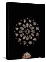 West Rose Window with the Last Judgment-null-Stretched Canvas