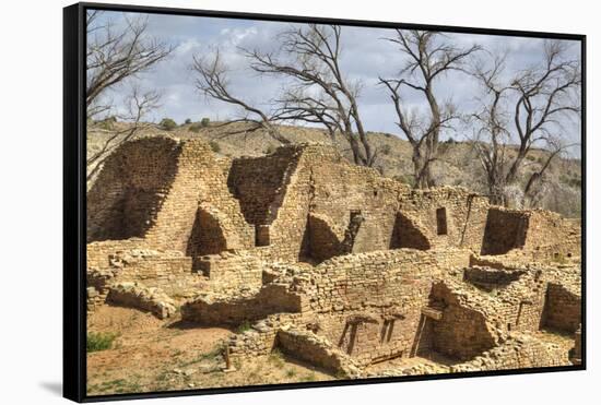 West Ruin, Aztec Ruins National Monument, Dating from Between 850 Ad and 1100 Ad-Richard Maschmeyer-Framed Stretched Canvas