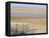 West Sands at Low Tide from Footpath from Wells Beach Car Park, England, UK-Pearl Bucknell-Framed Stretched Canvas