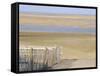 West Sands at Low Tide from Footpath from Wells Beach Car Park, England, UK-Pearl Bucknell-Framed Stretched Canvas