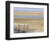 West Sands at Low Tide from Footpath from Wells Beach Car Park, England, UK-Pearl Bucknell-Framed Photographic Print