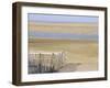 West Sands at Low Tide from Footpath from Wells Beach Car Park, England, UK-Pearl Bucknell-Framed Photographic Print