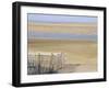 West Sands at Low Tide from Footpath from Wells Beach Car Park, England, UK-Pearl Bucknell-Framed Photographic Print